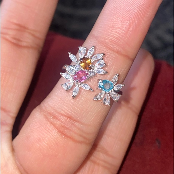 S925 designer Natural Tourmaline ring - Picture 16 of 16